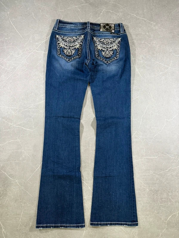Miss Me Low waist Bootcut Y2k 2000 style Denim Jeans (S/M)