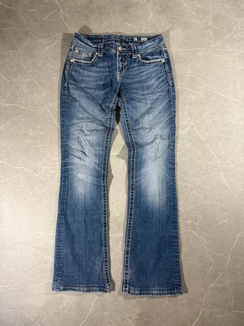 Miss Me Bootcut Low waist Washed Denim Jeans 27
