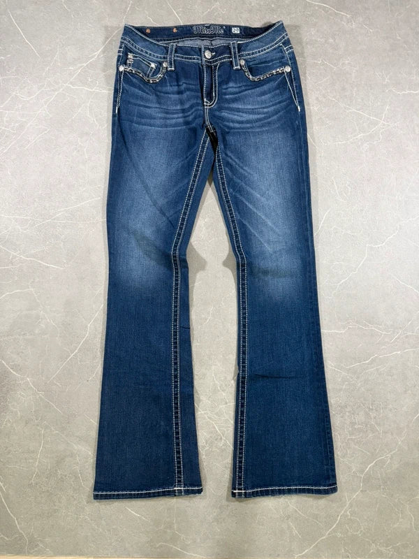 Miss Me Low waist Bootcut Y2k 2000 style Denim Jeans (S/M)