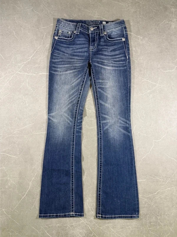 Miss Me Low waist Bootcut Y2k 2000style Denim/Jeans (S)