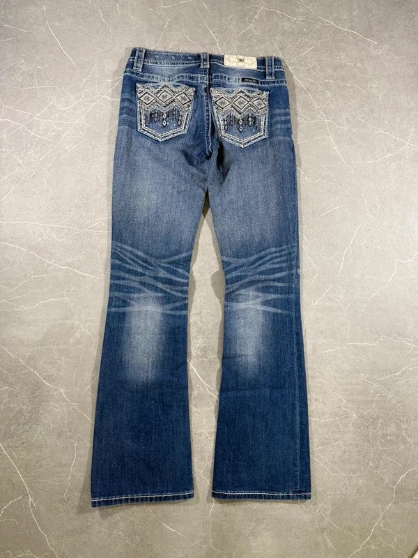 Miss Me Low waist Bootcut Y2k 2000style Denim/Jeans (S)